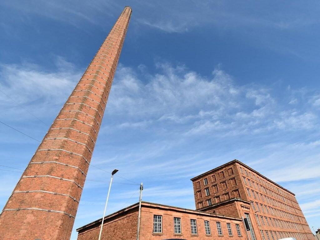 The Engine House At Dixons Chimney Near Carlisle Castle Unique Historic Apartment With 65 Inch Sky Glass And Private Parking Exteriér fotografie